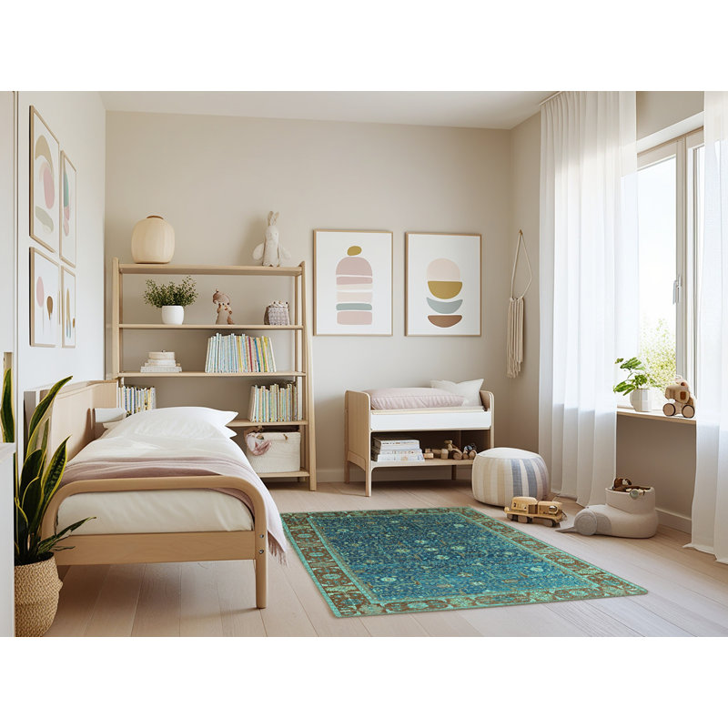 Moroccan Indoor Rug, Rectangle 4' x 6'