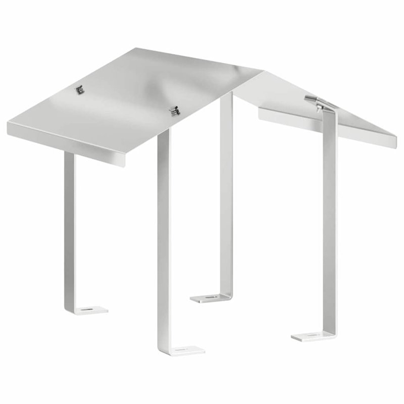 Chimney Hood Silver Stainless Steel, 37.5cm H x 40cm W x 40cm D