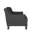 Alechandre 78.34" Leather Match Square Arm Sofa-14934512