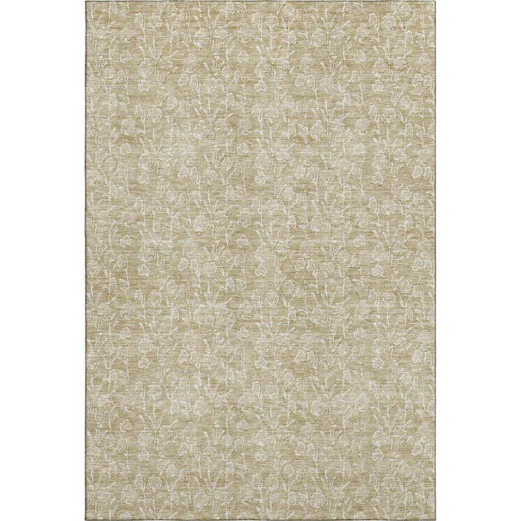 Premium Machine Washable Prisco Beige Rug