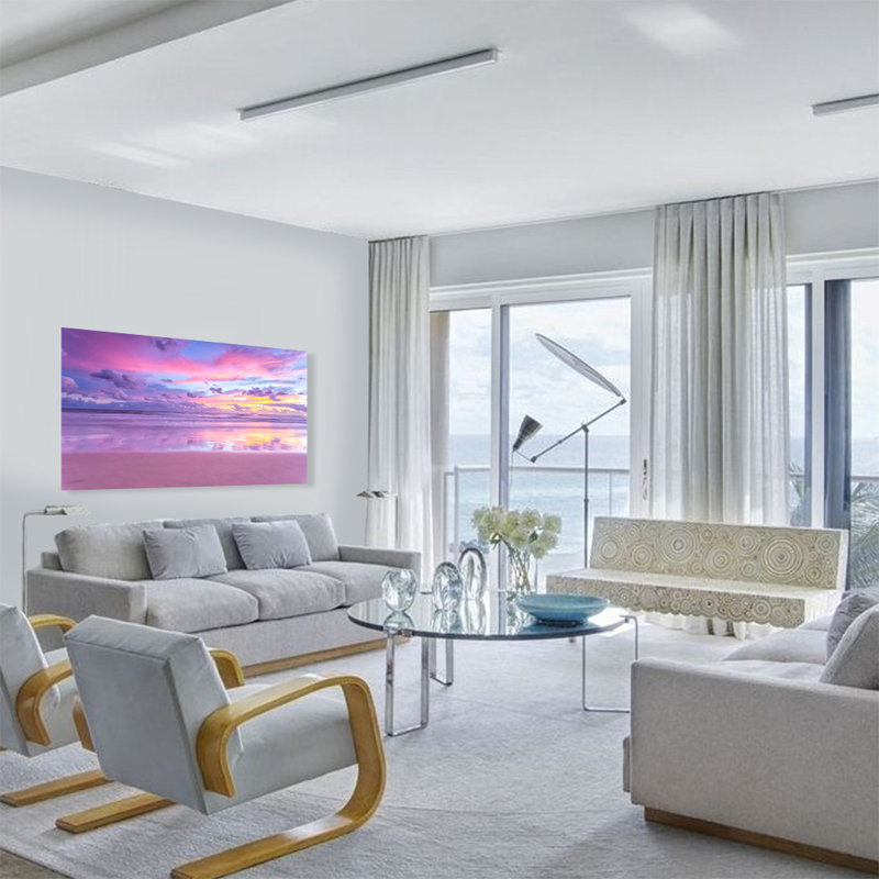 Candy Sunrise - Unframed Photograph, Acrylic, 40" H x 60" W x 1.5" D