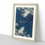 Crescent Moon Through The Clouds - Single Picture Frame Painting on MDF-56853313-56853322