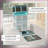 Storage Bins Stackable Collapsible with Lids &amp; Wheels | Blue | Plastic-464492327