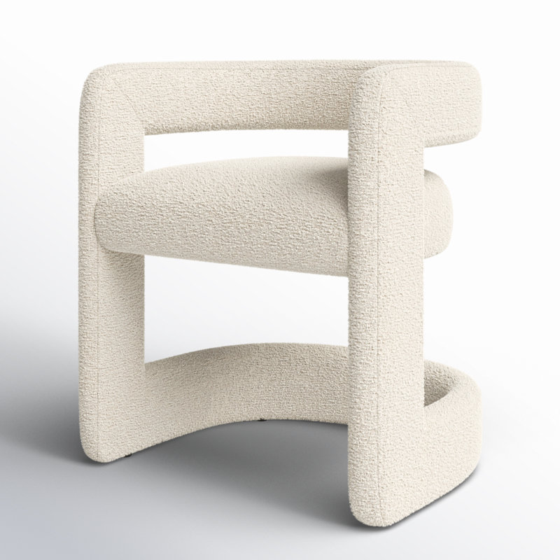 Boback Low Back Barrel Chair, Palladian Beige