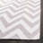 Vanderhoof Hand Woven Flat Weave Wool/Cotton Chevron Rug in Gray/Ivory-22512906
