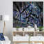 «Symmetric Spiral Blue Flower», impression-35062363-35062378