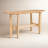 Peach Oval Solid Wood Writing Desk