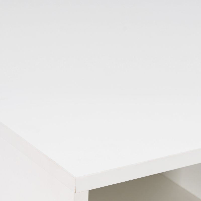 Credenza Desk, White