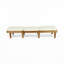 Chaise longue d'extérieur en bois avec coussin-145611718-145611721