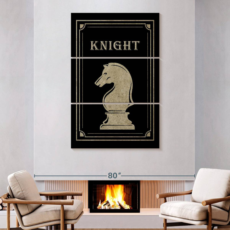 Senne Chess Knight, H 74 po x l 48 po