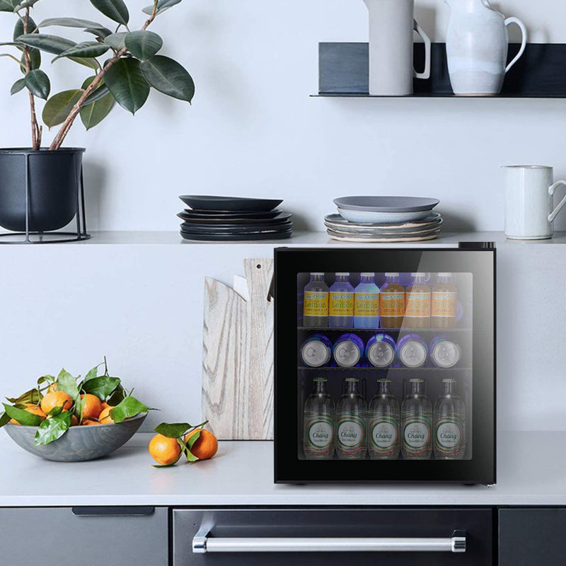 Antarctic Star Single Zone 21.06'' Freestanding 15 Bottle and 70 Can Wine & Beverage Refrigerator with Reversible Door