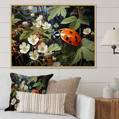 " Ladybug Playful Spots Pastoral III "