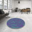 Tapis bleu/indigo à motifs-533019158