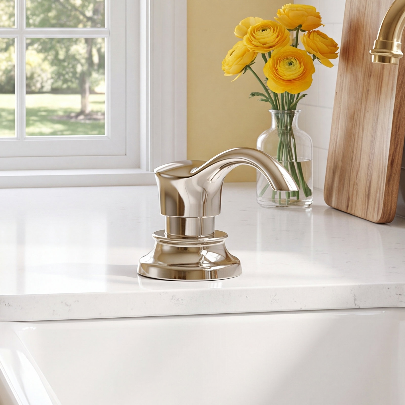 Cassidy™ Soap Dispenser, Polished Nickel