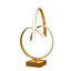 Lampe de table moderne abstraite 19 "en or mat