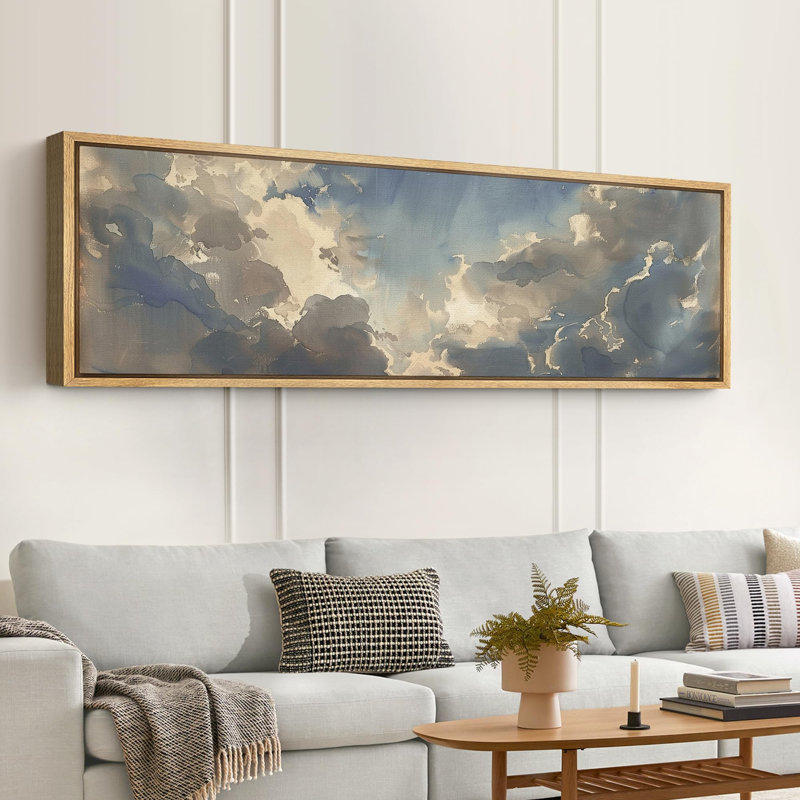 «Dynamic Blue Sky and Clouds», reproduction sur toile, H 20 po x l 60 po, Naturel