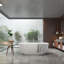 55" x 28" Freestanding Soaking Acrylic Bathtub