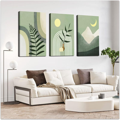 3 Piece Wrapped Canvas Wall Art