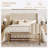 Candler Velvet Upholstered Platform Bed with Wingback Headboard and Wooden Slats-2142480745-2103532815