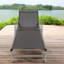 Méridiennes de patio réglables, confort moderne en aluminium pour patio