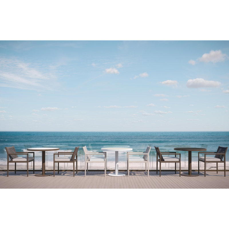 Bordeaux Dining Table - Dekton Top, White, Albarium