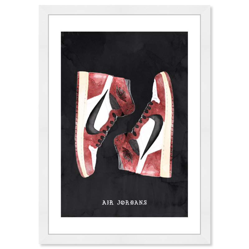 Classic Sneakers IV - cadre photo, Cadre blanc