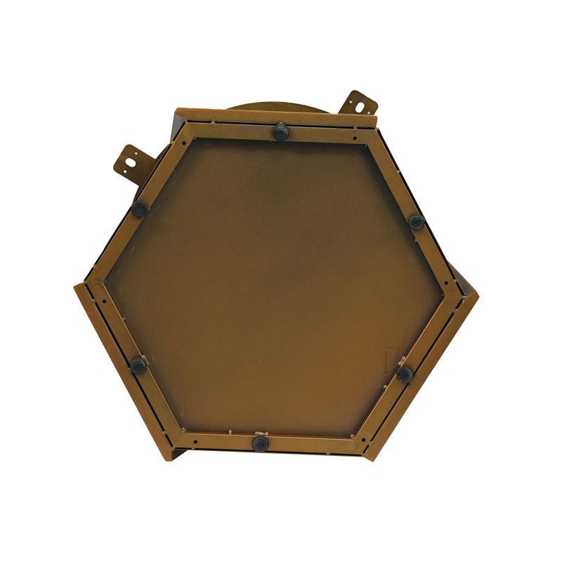 Table de salle à manger 59,05 po ronde en marbre avec base en fer et métal bronze, 29.53" H x 59.05" W x 59.05" D, Bronze