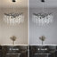 Lustre en cristal chromé 10 lumières Modern-1047968060-1047968057