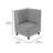 Kid Comfort Collective Modular Corner Chairs, 2-Pack - Gray-124164500