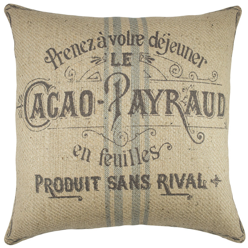 Jute / Sisal Throw Pillow