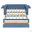 Versatile Daybed with Removable Desk, Storage Drawers, and Hydraulic Side Table for Modern Living-548853775-548853766