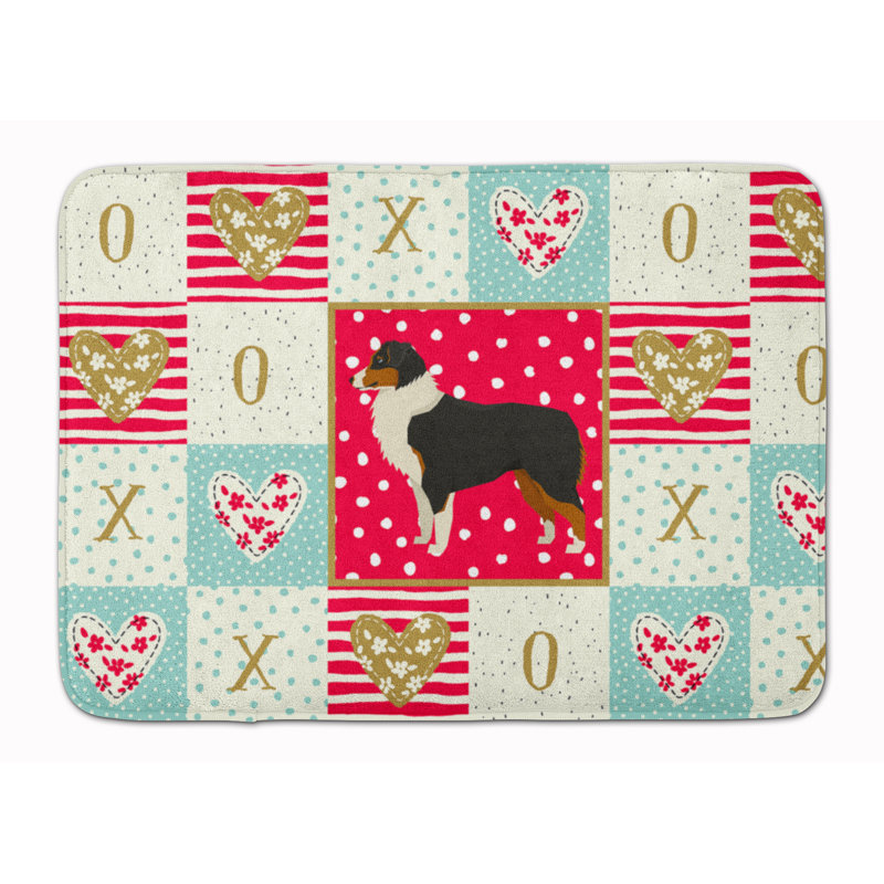 Tapis de cuisine en mousse mémoire love Shanaya, Berger australien
