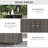 Outdoor Storage Cabinet With Shelves, Rattan Pool Towel Storage Cabinet With Removable Shelf & Drawer, Dark Gray