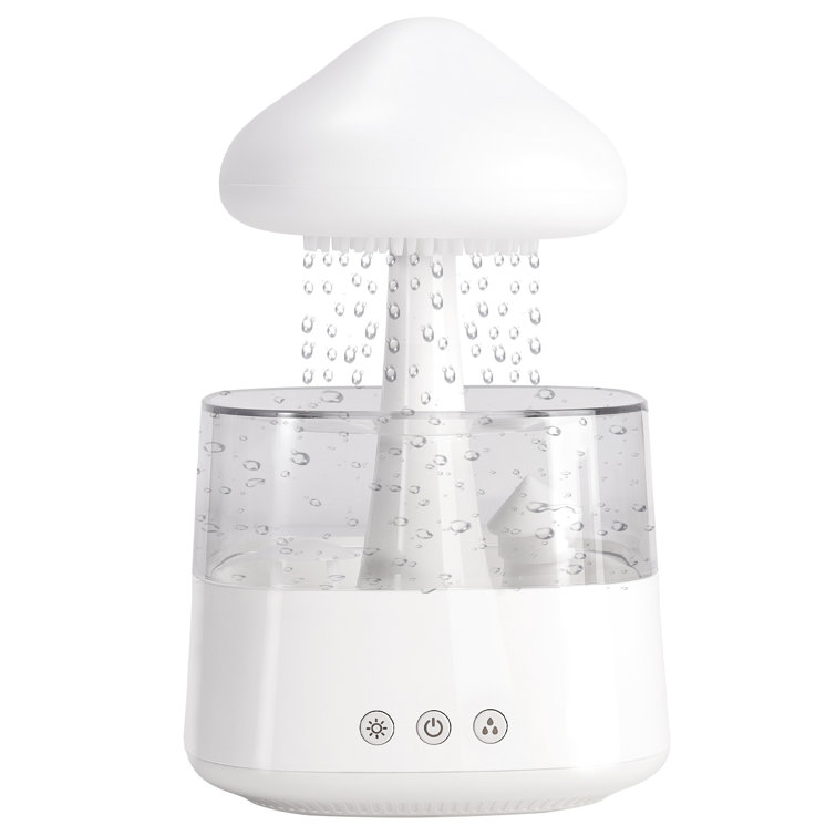 Brookstone Anti-Gravity Humidifier W/ Soft White LED Lights to Enhance  Relaxation 