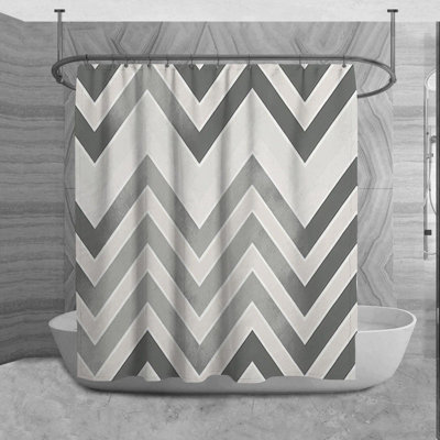 Fanette Microfiber Shower Curtain