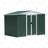 Outdoor Storage Garden Bike Shed Apex Roof With Aluminum alloy frame and sliding door-122915481