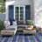 Fleur Wood 4 - Person Patio Conversation Set with Cushions