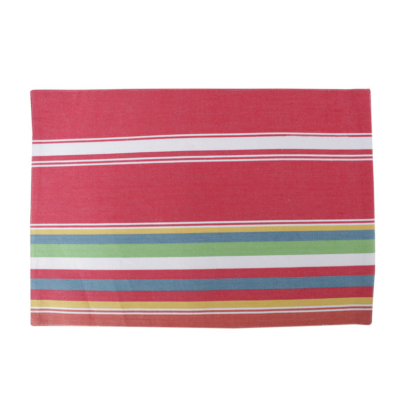 Laisha Cotton Striped Rectangle Placemat