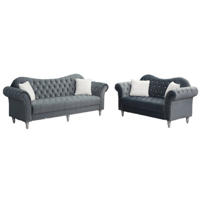 2 - Piece Velvet Living Room Set