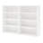 Multifunctional 8 - Layer Cd Bookcase, Adjustable Shelves, Detachable Into Two 4 , High Density , 32 Lbs Net Weight Double Shelf For And Books, Configuration, Height, White 71" Height-122452496