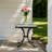 18In Square Outdoor Side Table,Black-1221109224
