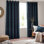 Heavy Chenille Blackout Curtain Panel Pair