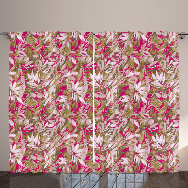 Semi Sheer Curtain Pair