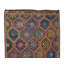 Tapis turc rétro de 6 x 10 pi Jajim, tapis unique en laine tissé à la main