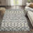 Keiaja Moroccan Beni Souk Cream/Navy Rug-1012116962