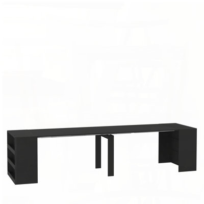 Extendable Foldable Dining Table for 1-10 People (Wood, Multifunctional)