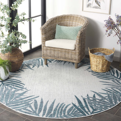 Tapis d'intérieur / extérieur floral Beach House Performance