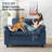 49.5'' W Oversized Premium Chenille Armchair And A Half With Accent Pillow & Removable Cushions-823925342