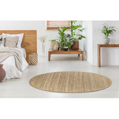 Comae Solid Colour Hand Woven Area Rug