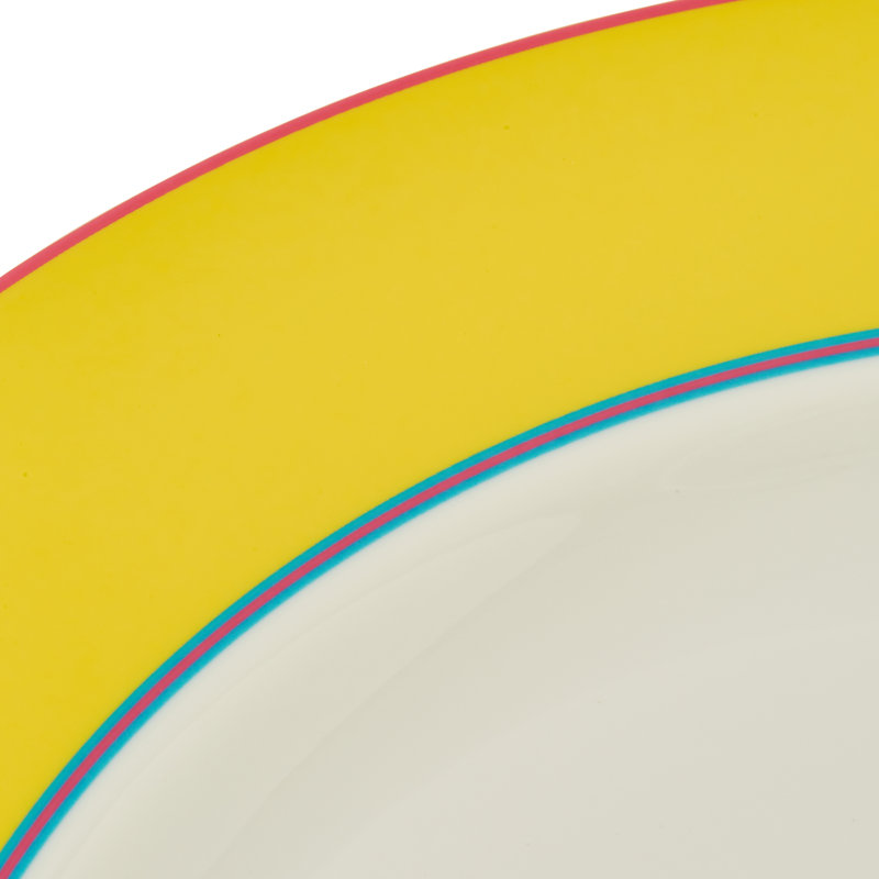 Kit Kemp, Calypso - Bone China Dinner Plate, Yellow